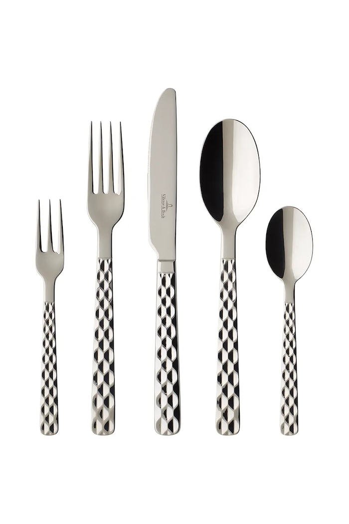 Villeroy & Boch komplet sztućców dla 6 os. Boch Boston 30-pack szary 12.6526.9050