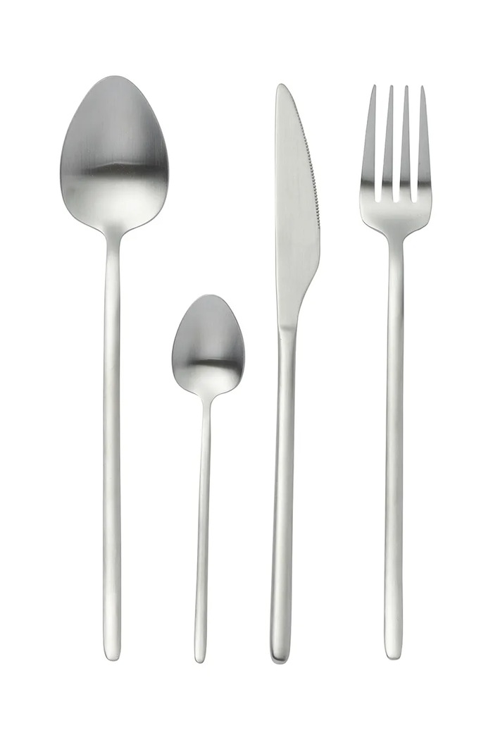 J-Line set de tacâmuri pentru 4 persoane 24-pack gri 49006.