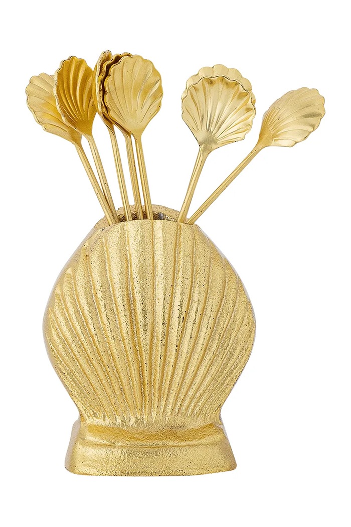Bloomingville set de furculițe pentru gustări Loreta 9-pack galben 82068449