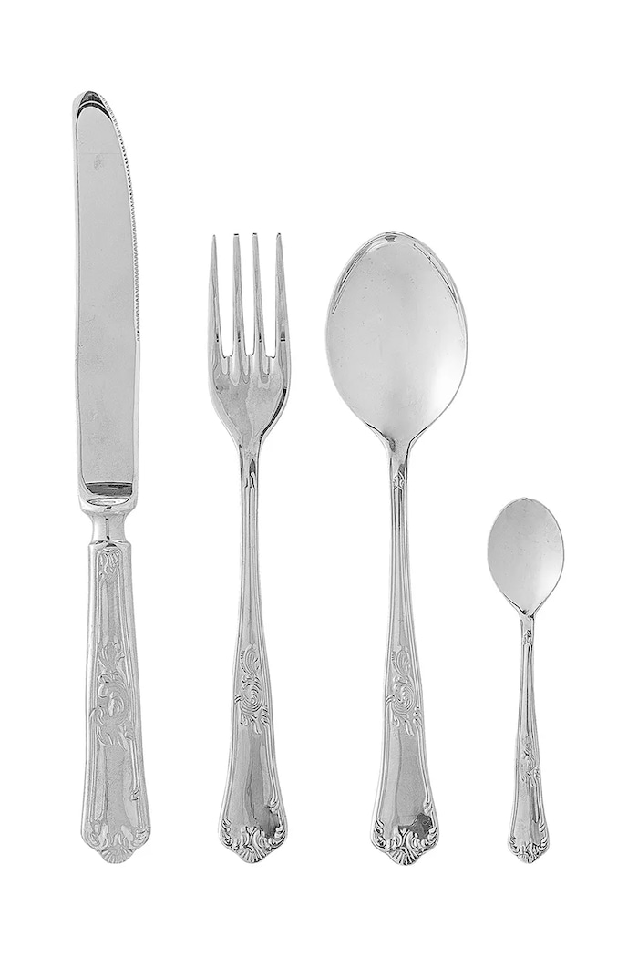 Bloomingville komplet sztućców Tilly 4-pack szary 82052698