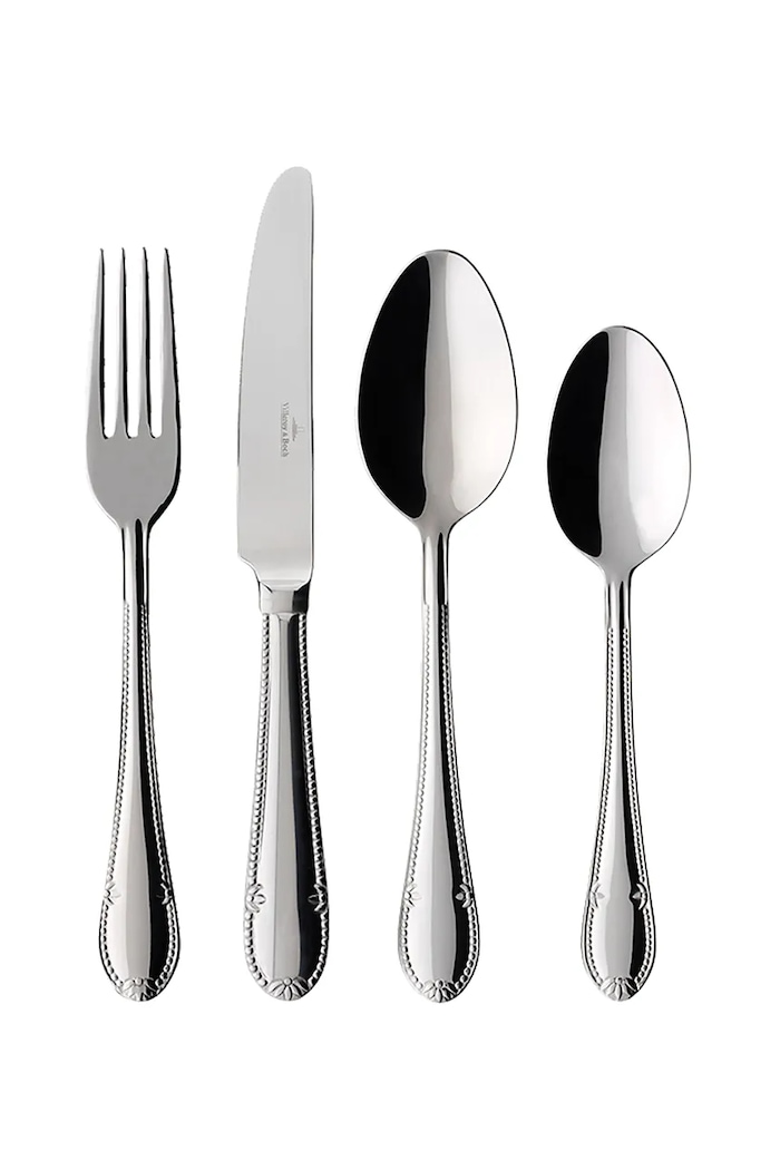 Набір столових приборів на 6 персон Villeroy & Boch Mademoiselle 24-pack сірий 12.6359.9037