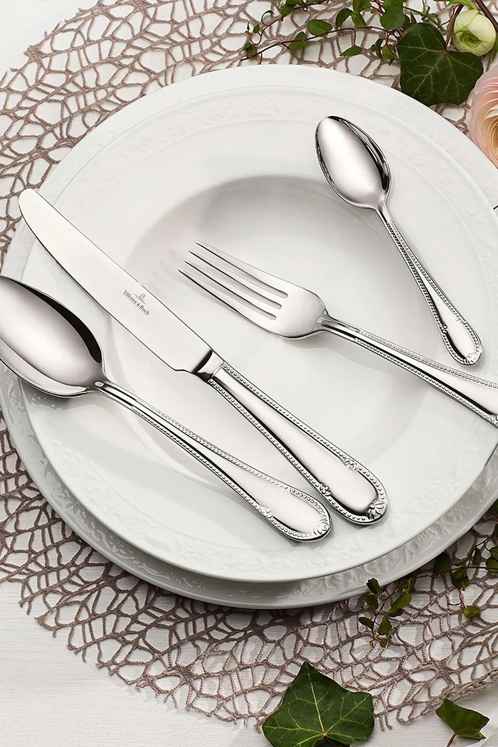 Набір столових приборів на 6 персон Villeroy & Boch Mademoiselle 24-pack 12.6359.9037 сірий AA00