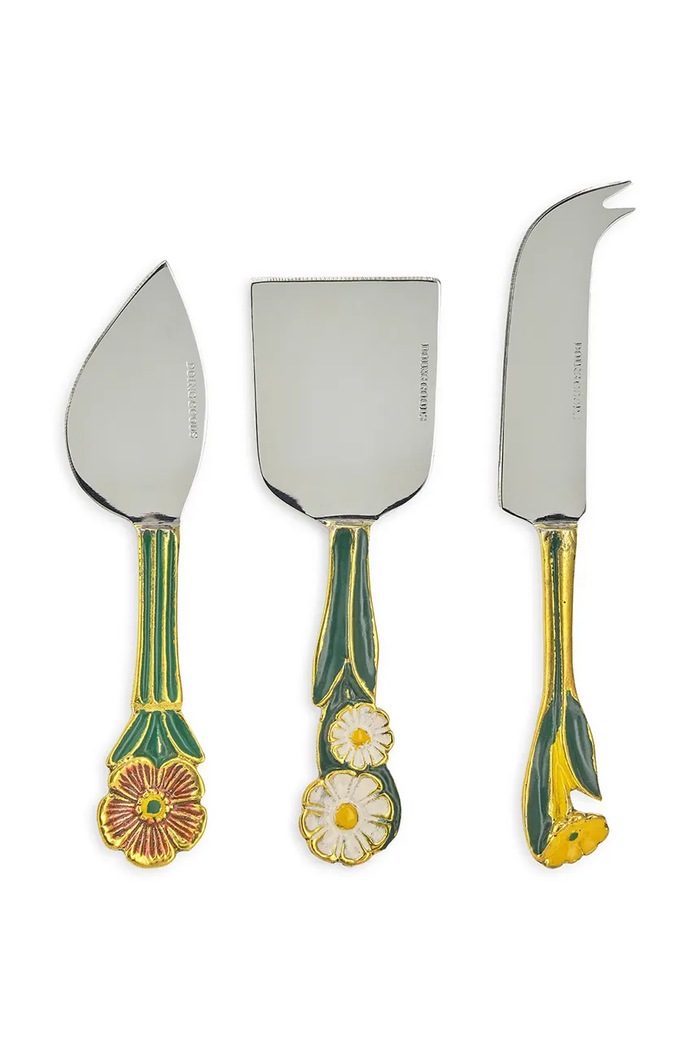 Komplet pribora za sir Doing Goods Posy Cheese Set 17 x 3 x 1 cm 3-pack pisana 1.30.10.042.923.3