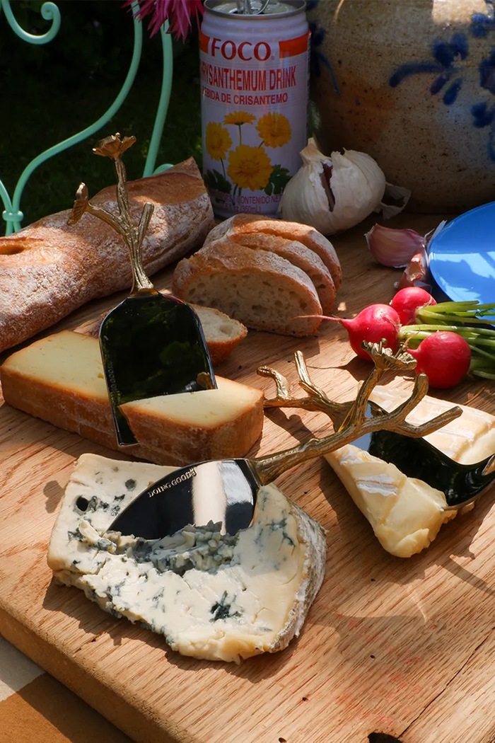 Súprava príborov na syr Doing Goods Ava Blossom Cheese Set 17 x 17 x 4 cm 1.30.40.010.921.4