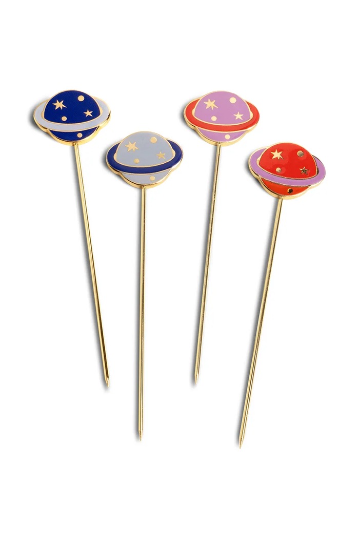 Žlice za koktajle Octaevo Cosmos 11,5 x 2 cm 4-pack pisana OCCPCO.25