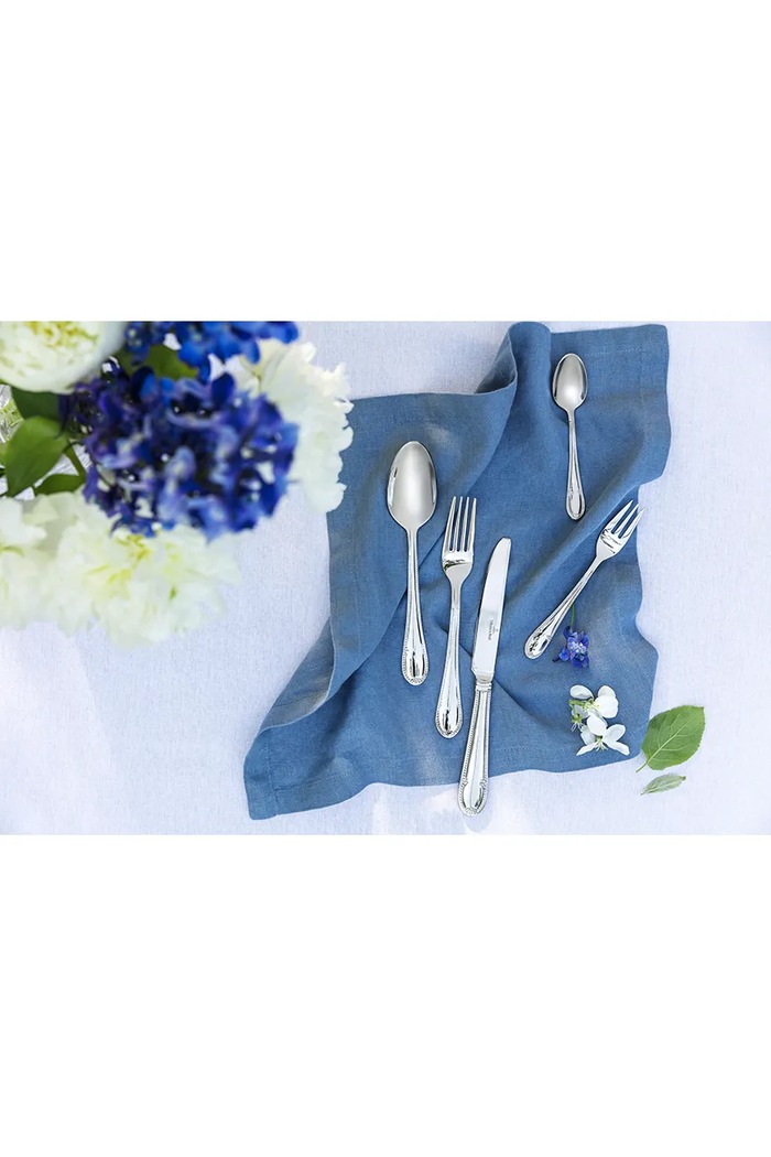 Набір столових приборів на 12 персон Villeroy & Boch Mademoiselle 68 elelemtów 12.6359.9081 сірий