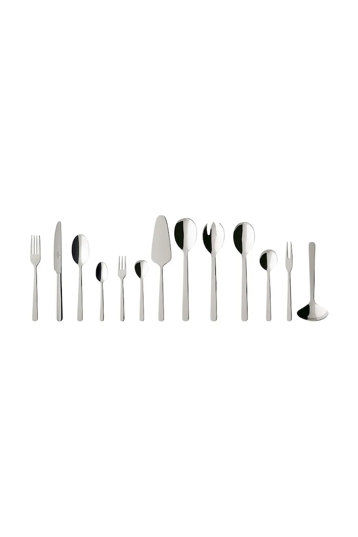 Komplet jedilnega pribora za 12 oseb Villeroy & Boch Mademoiselle 68 elementów siva 12.6408.9081