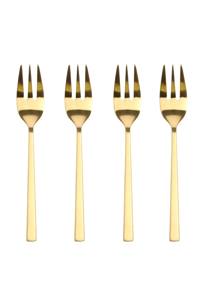 Bitz set de furculițe pentru desert 14 cm 4-pack galben 23278