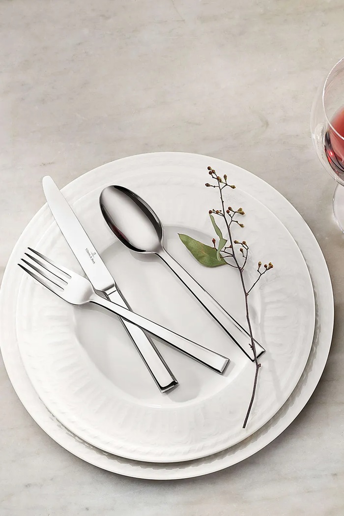 Villeroy & Boch komplet sztućców ze stali nierdzewnej 12.6350.9057 srebrny AA00