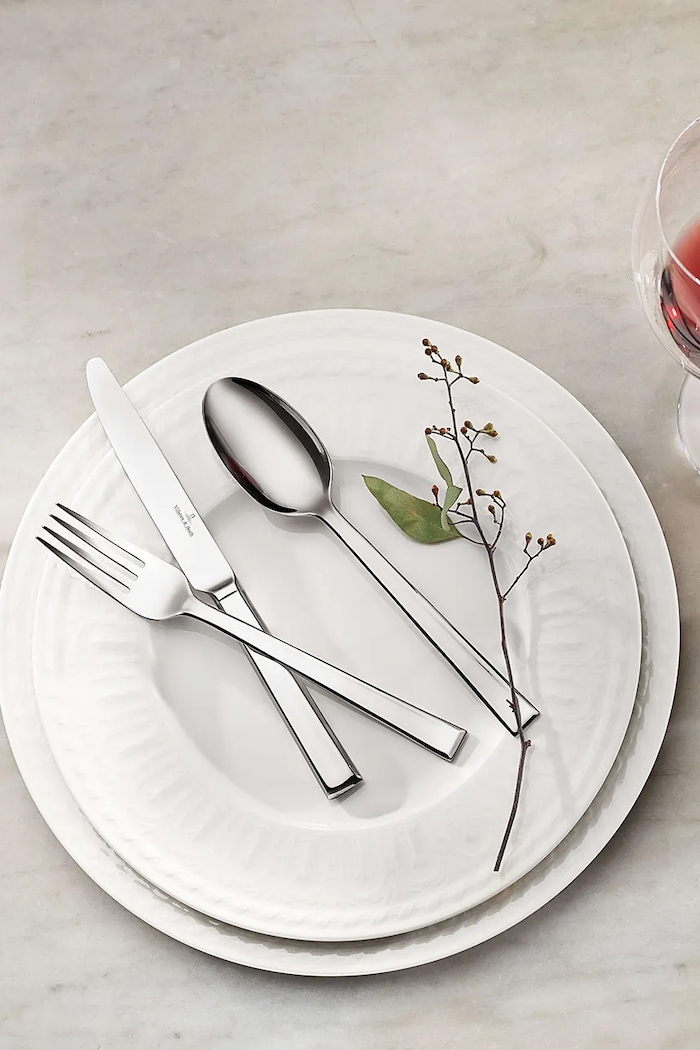 Villeroy & Boch komplet sztućców ze stali nierdzewnej 12.6350.9057 srebrny AA00