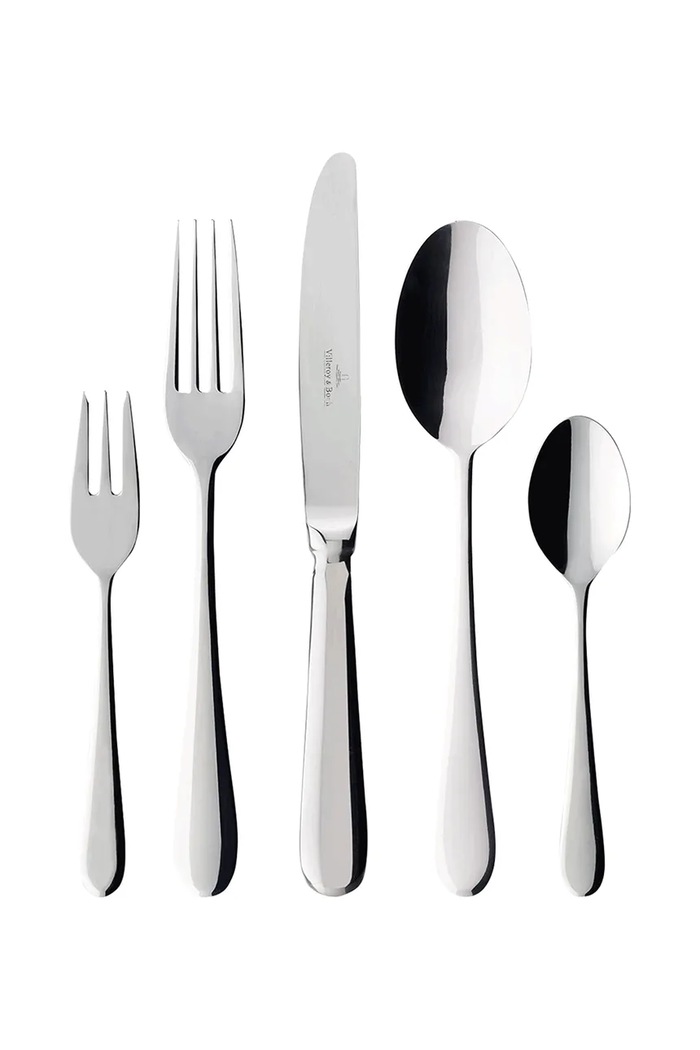 Villeroy & Boch komplet sztućców ze stali nierdzewnej srebrny 12.6339.9057