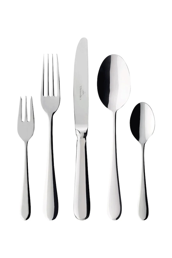 Villeroy & Boch komplet sztućców ze stali nierdzewnej srebrny 12.6339.9057