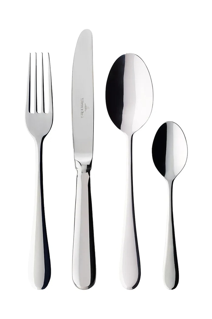 Villeroy & Boch komplet sztućców ze stali nierdzewnej srebrny 12.6339.9037