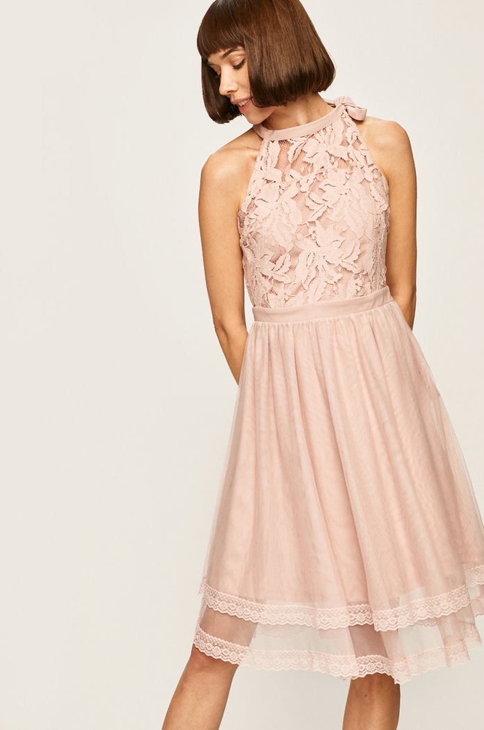 Vila - Rochie mini roz 14055385