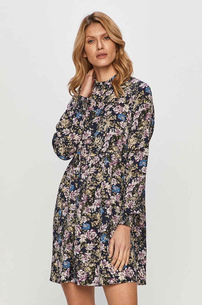 JDY Jacqueline de Yong - Sukienka granatowy 15223914