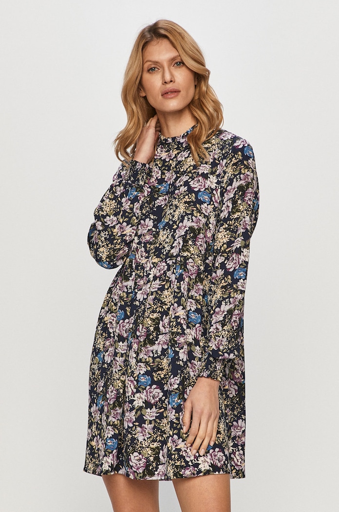 JDY Jacqueline de Yong - Sukienka granatowy 15223914