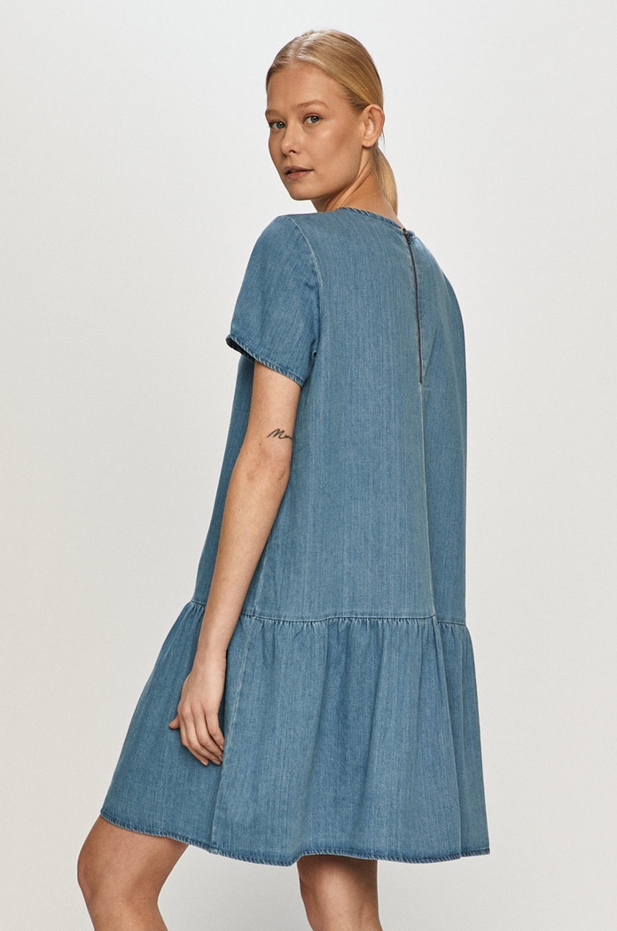 Noisy May - rochie din denim mini albastru 27015680