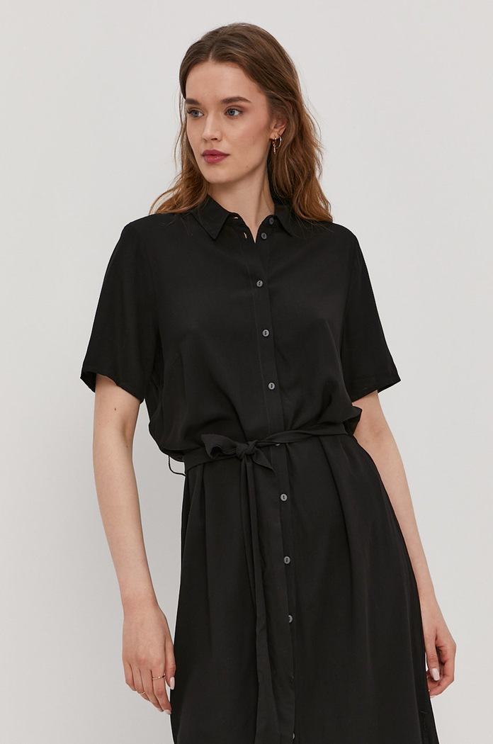 Sukienka Pieces 17098767 czarny