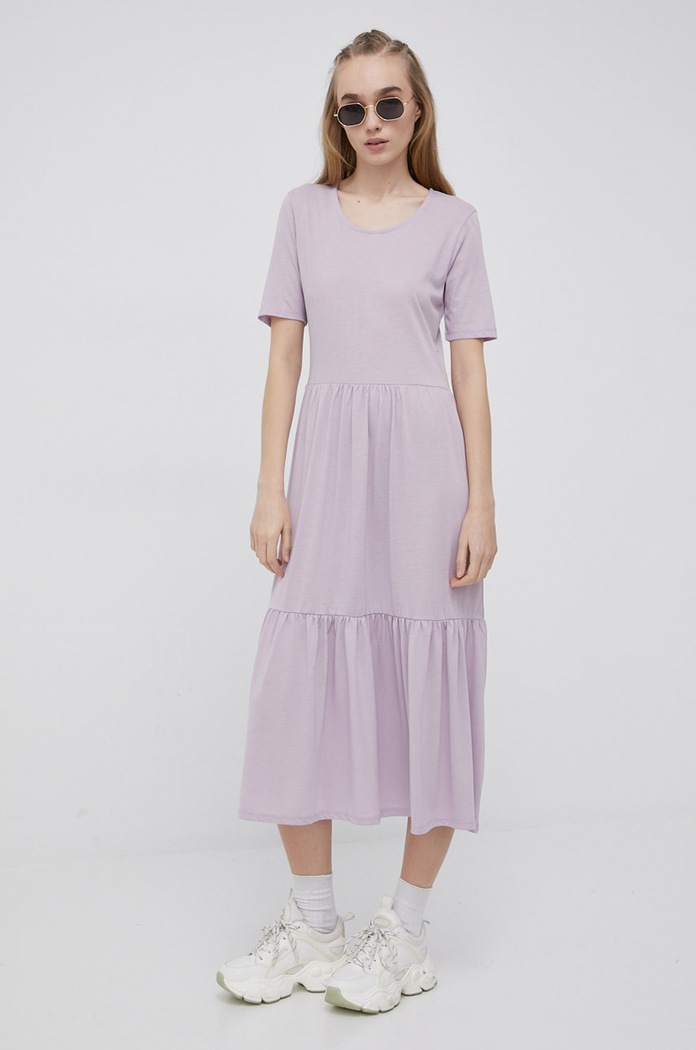 JDY rochie midi violet 15195291.LavenderFr