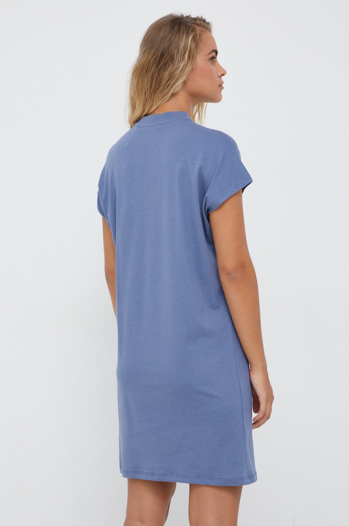 Odzież Vero Moda sukienka bawełniana 10258655.ChinaBlue niebieski