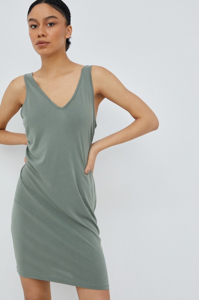 Sukienka Vero Moda 10265015.LaurelWrea turkusowy