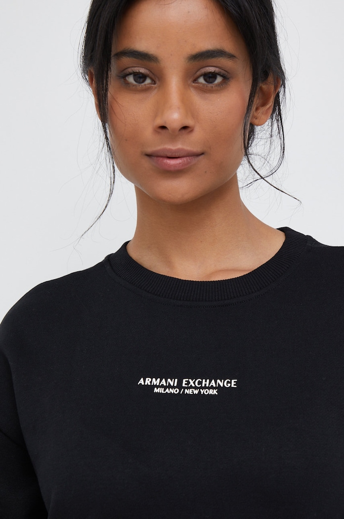 Armani Exchange sukienka 8NYA88.YJE5Z.NOS czarny
