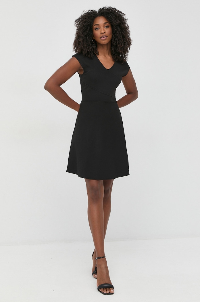 Armani Exchange rochie mini negru 8NYA95.YJ83Z.NOS