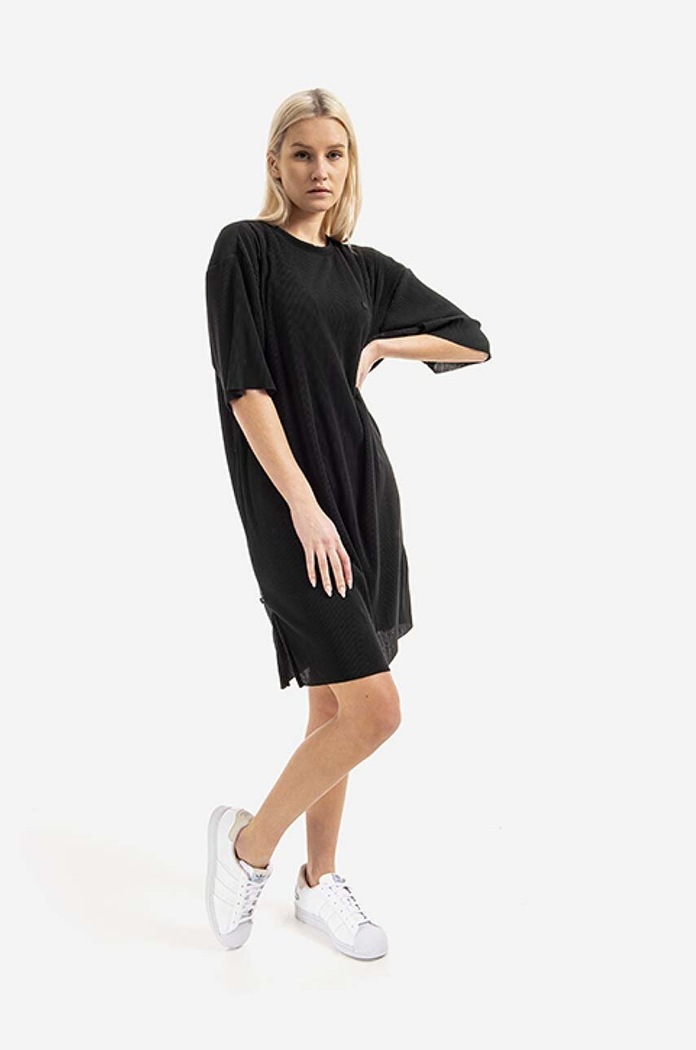 adidas Originals rochie rotund negru HF7549