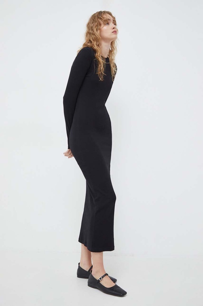 Samsoe Samsoe rochie F10000025 negru AA00