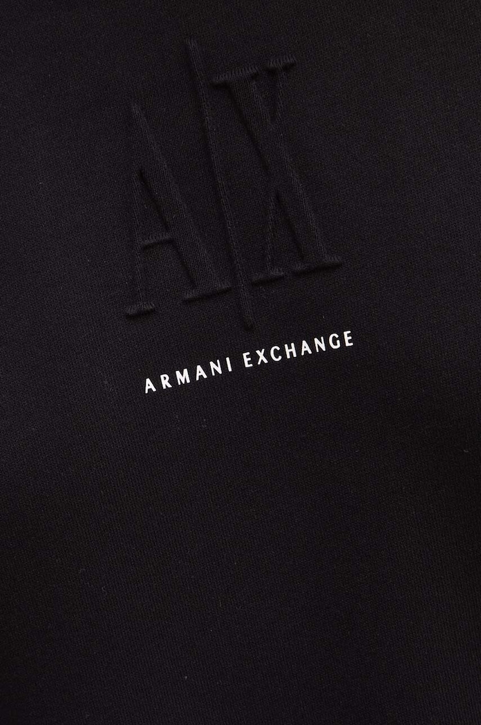 Памучна рокля Armani Exchange 8NYAGY.YJ68Z.NOS черен