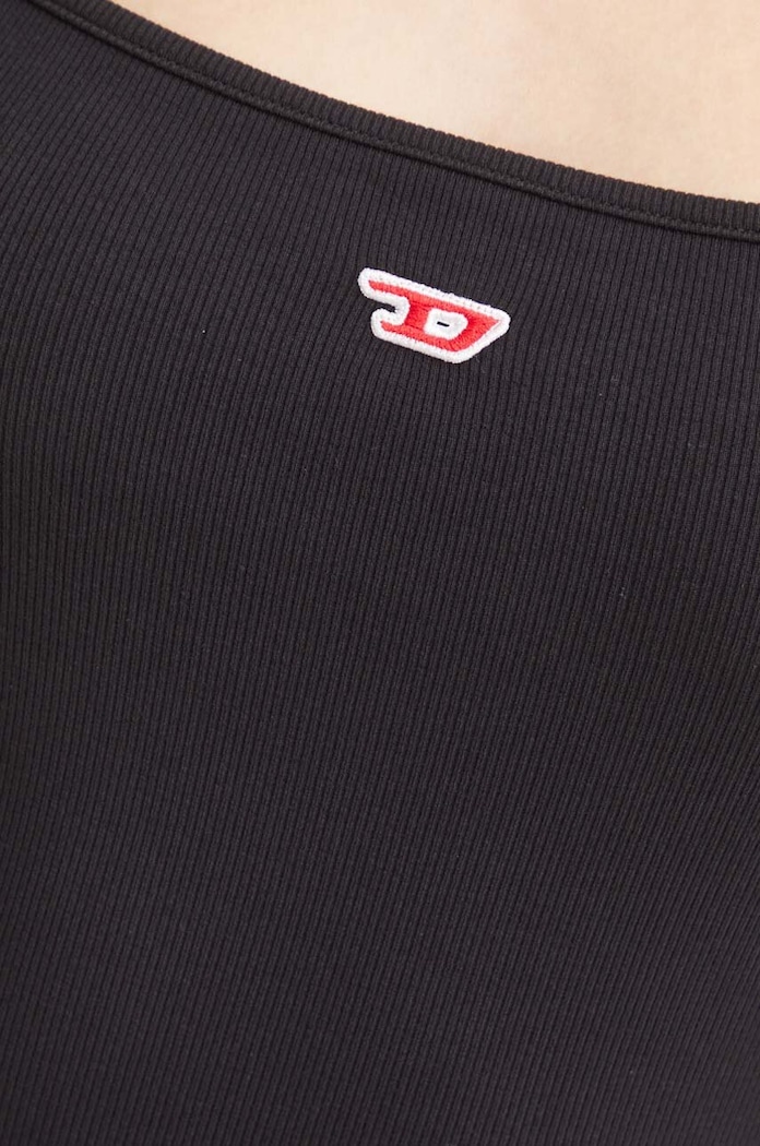 Φόρεμα Diesel D-MOKKY-LS-MICRODIV A14956.0EJAI μαύρο