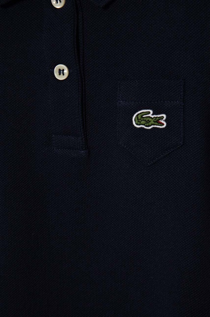 Κοριτσίστικα Παιδικό βαμβακερό φόρεμα Lacoste EJ2816.166 σκούρο μπλε