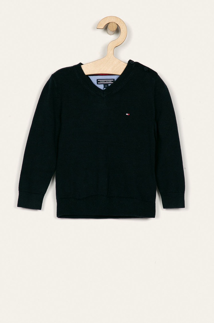 Tommy Hilfiger - Sweter dziecięcy 80-176 cm granatowy KB0KB03978