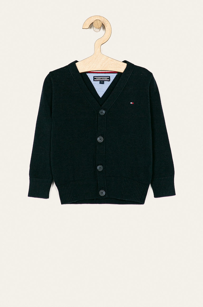 Tommy Hilfiger - Kardigan dziecięcy 74-176 cm granatowy KB0KB03979
