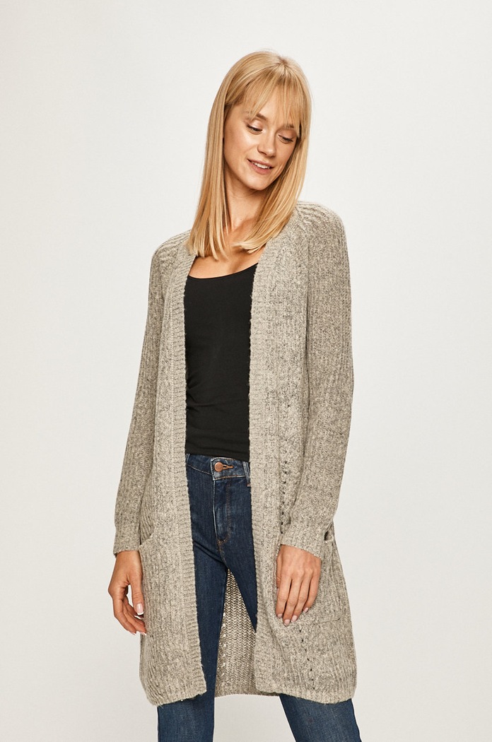Only - Cardigan subtiri gri 15165076