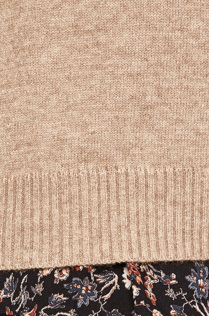 Only - Sweter 15170427 beżowy