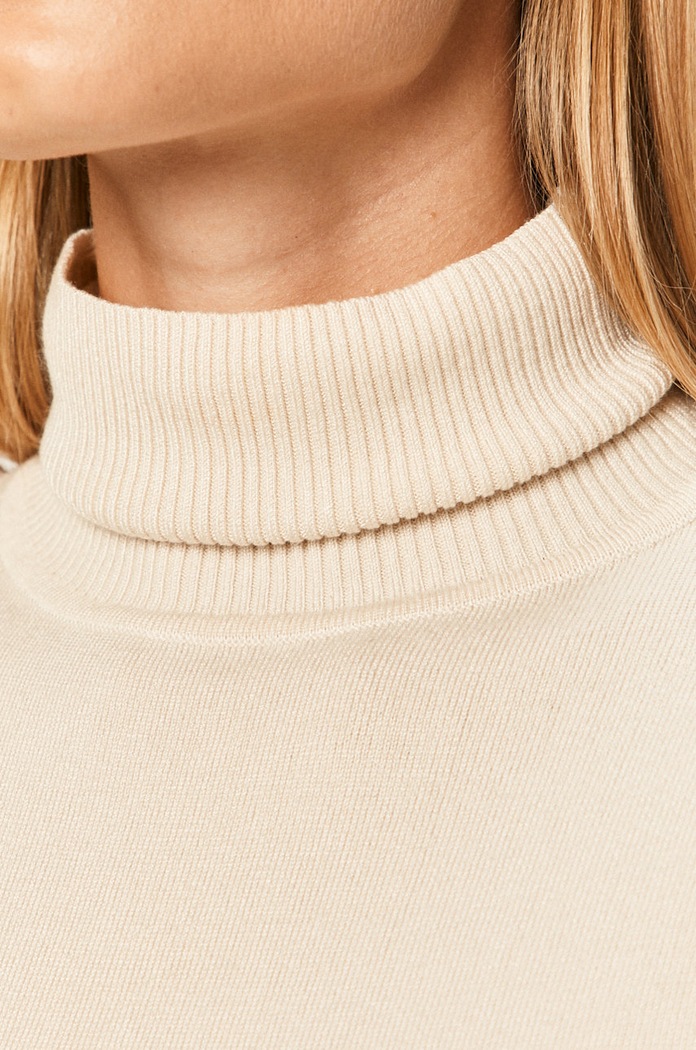 Vero Moda - Sweter 10231630 beżowy