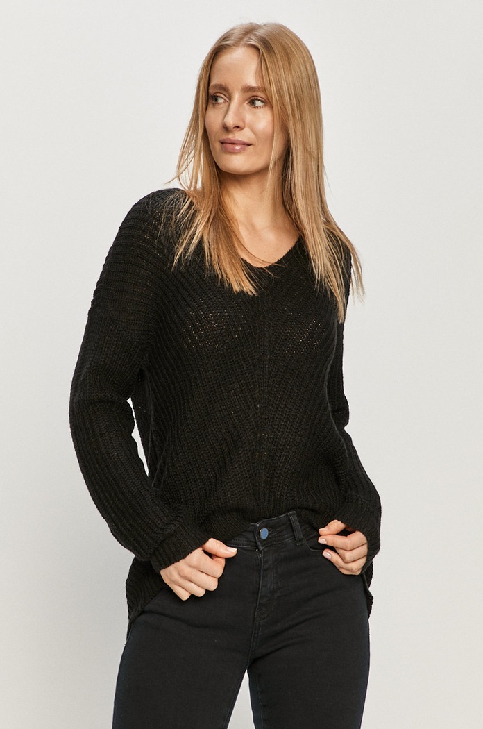 Jacqueline de Yong Sweter pozostałe czarny 15208245