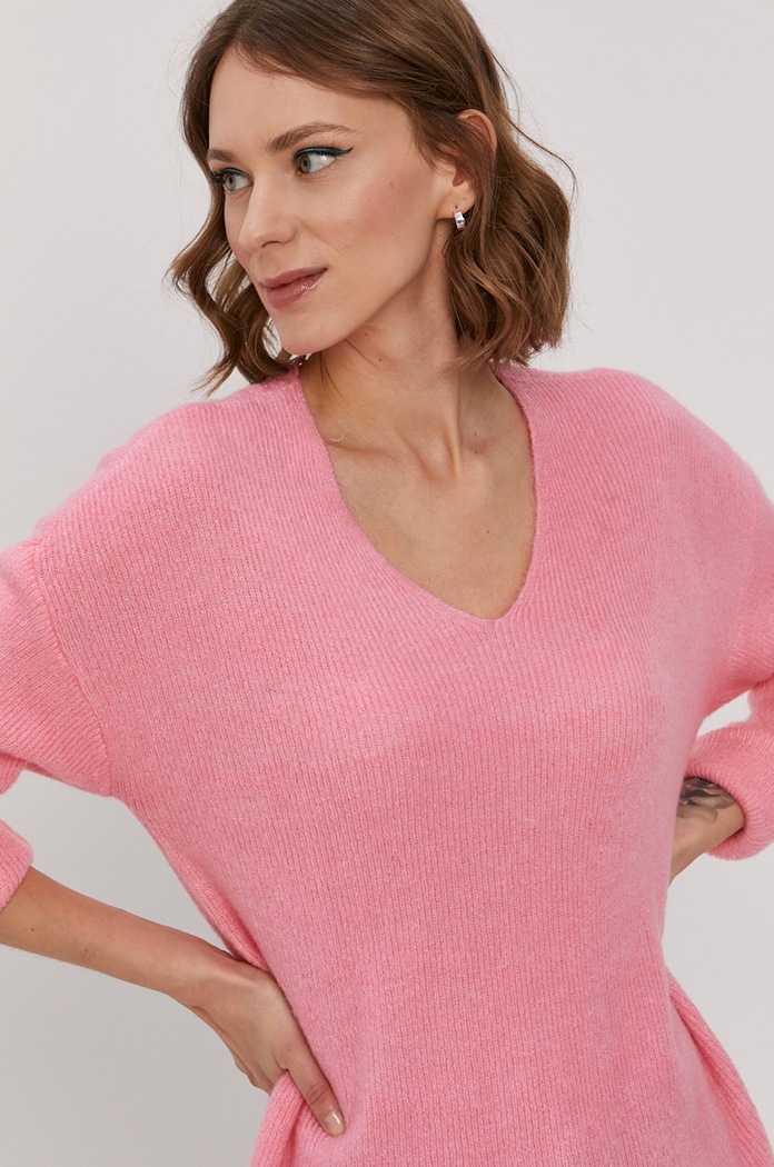 Vero Moda - Sweter różowy 10233357
