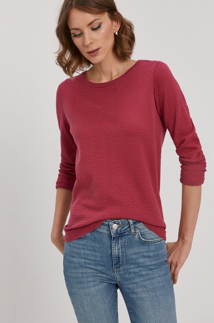 Vero Moda Sweter 10136644 różowy AA00