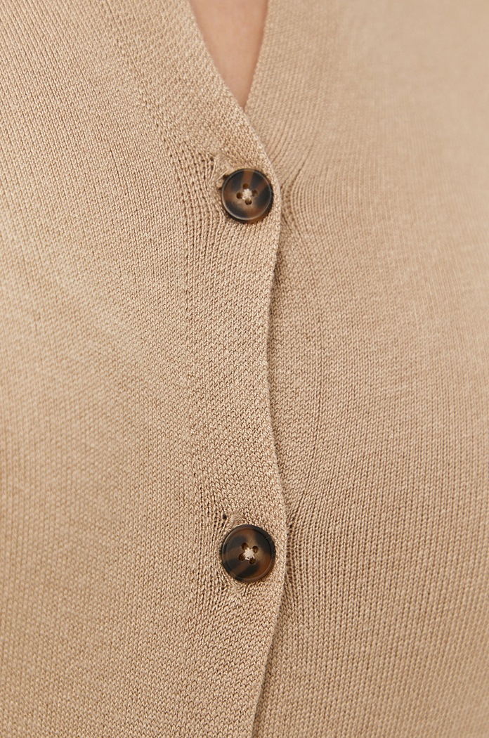 Pieces Sweter beżowy 17100410