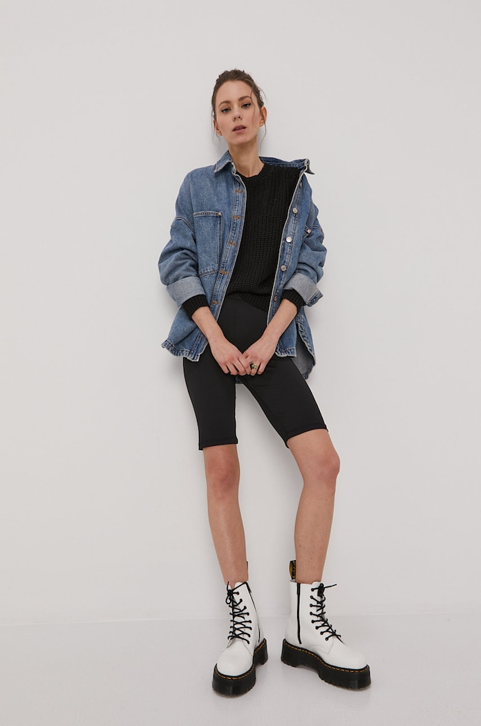 Pieces Sweter 17110766 czarny AA00