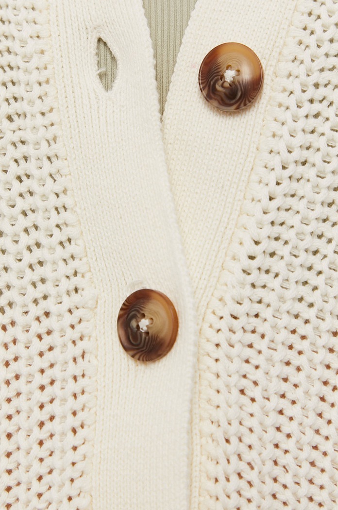 Pieces Sweter 17110767 beżowy