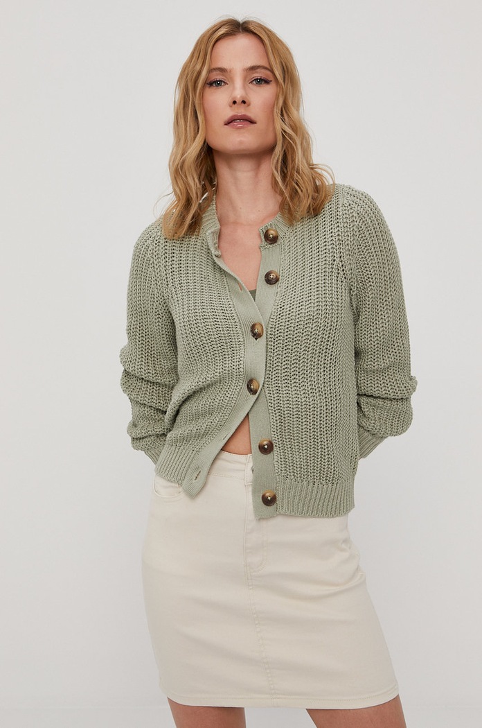 Pieces Sweter pozostałe zielony 17110767