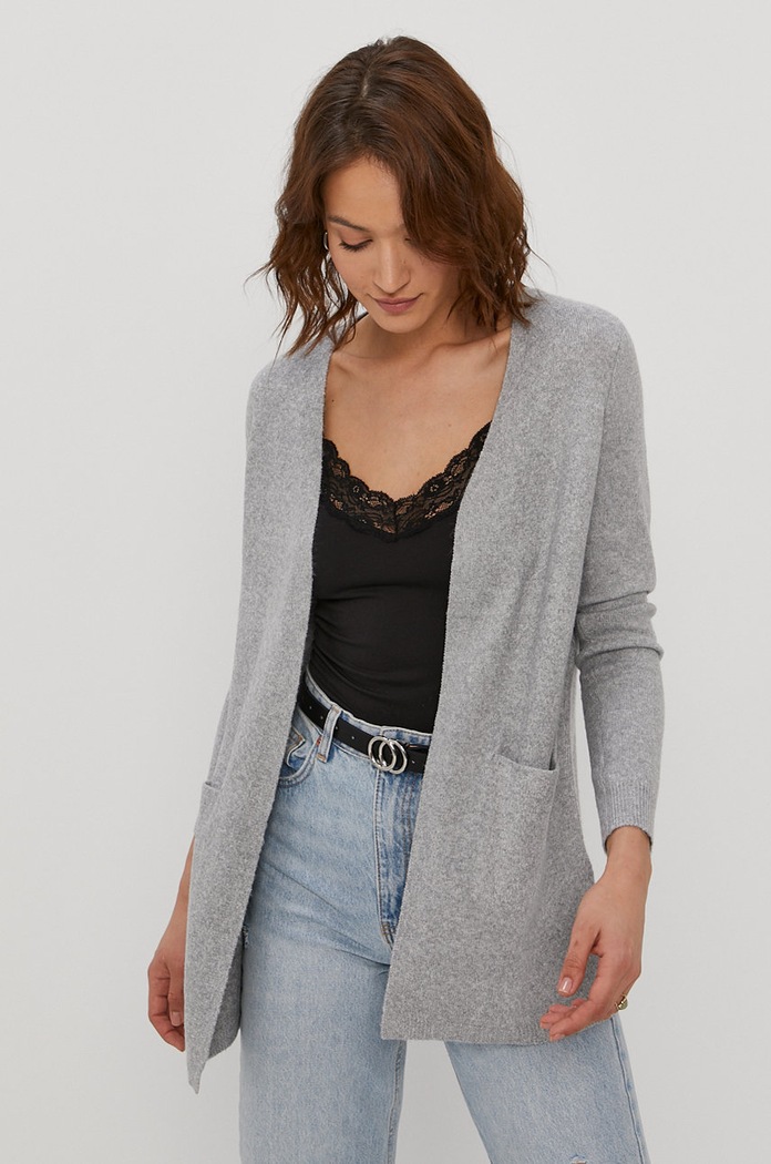 Vero Moda Kardigan pozostałe szary 10240548