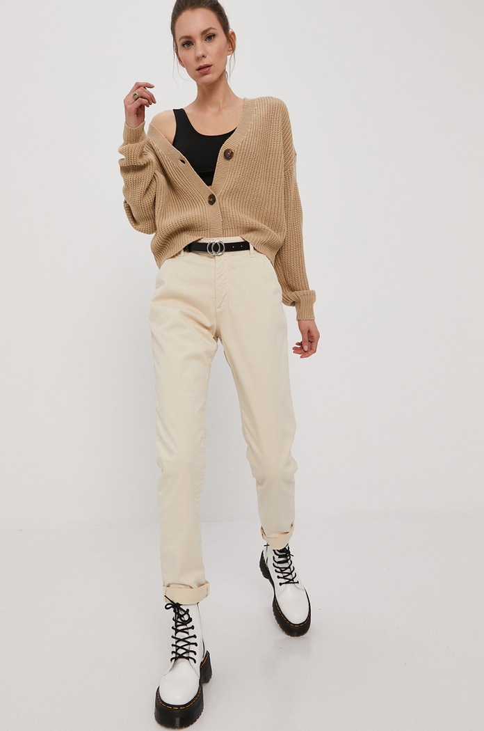 Vero Moda Kardigan 10243769 beżowy AA00