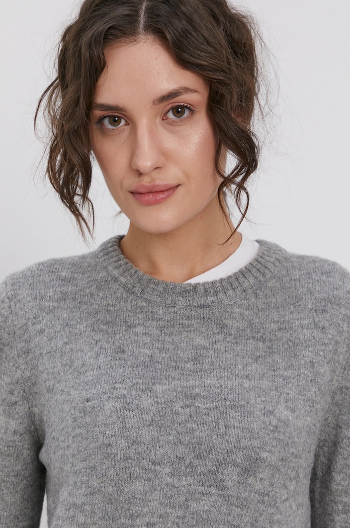 Jacqueline de Yong Sweter 15239279 szary