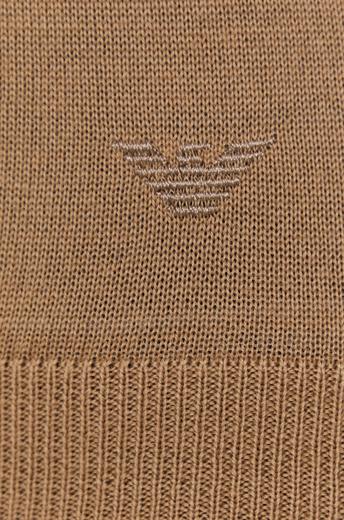 Emporio Armani sweter wełniany 8N2MZR.2M9DZ beżowy