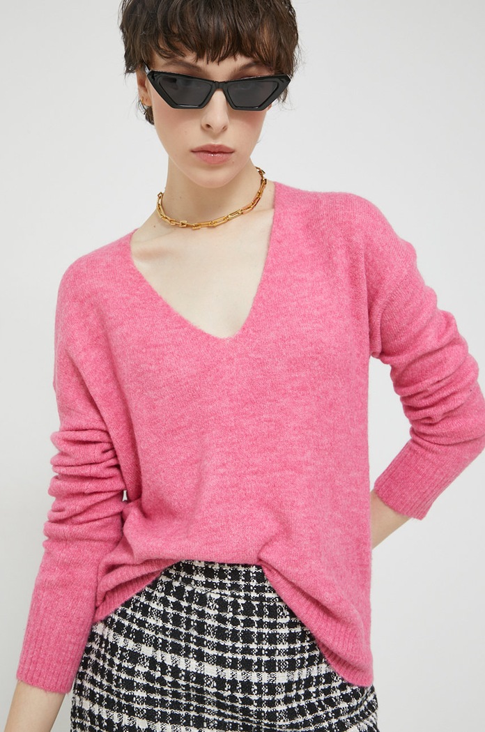 JDY sweter pozostałe różowy 15207823.CarmineRos