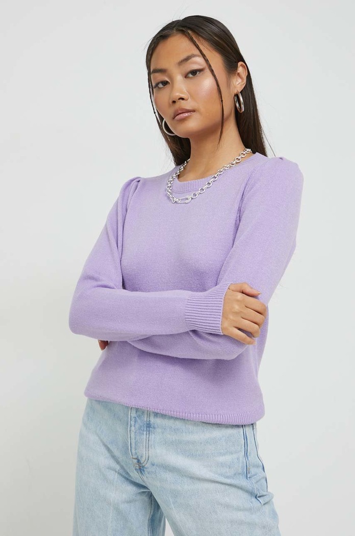 Sweter JDY 15237060.VioletTuli fioletowy